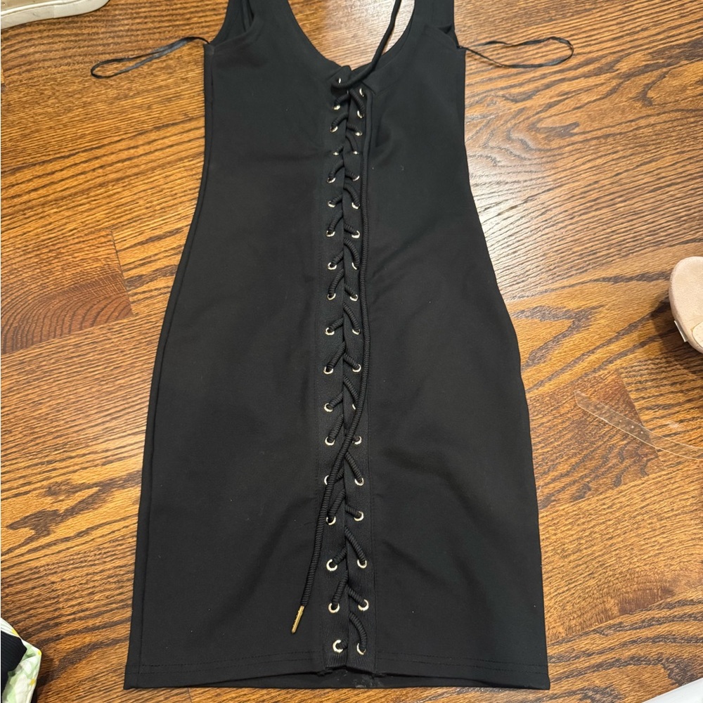 White Fox Boutique Black Bodycon Mini Dress